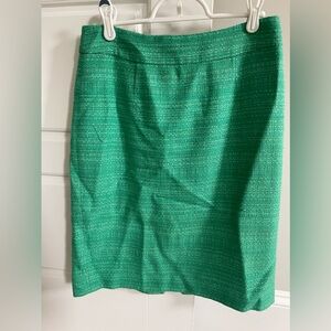 Chunky knit green skirt banana size 2